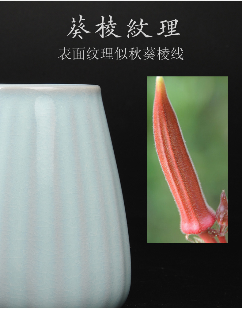 Your up porcelain bottle floret small pure and fresh and ceramic flowers in the living room table vases, flower implement porcelain decoration small place