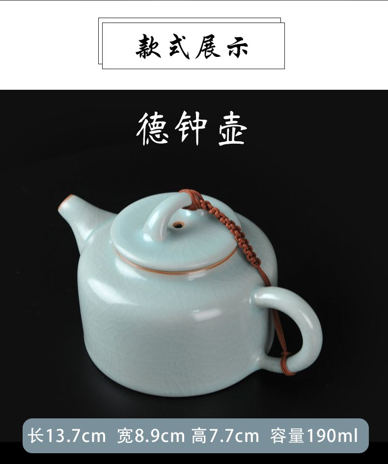 Your up kung fu tea pot archaize ceramic teapot Your porcelain single pot pot CiHu DE clock pot open piece of pure manual household