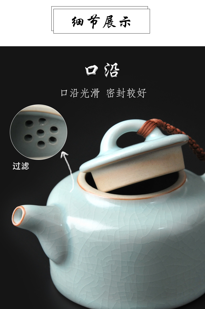 Your up kung fu tea pot archaize ceramic teapot Your porcelain single pot pot CiHu DE clock pot open piece of pure manual household