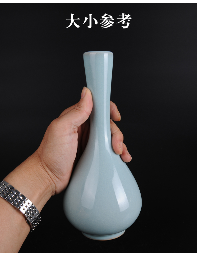 Archaize your up handicraft ru porcelain vase ceramic flower arranging flowers, restoring ancient ways is contracted home sitting room adornment is placed