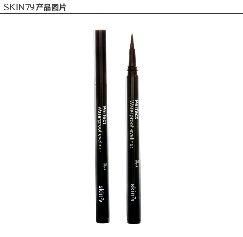Bút kẻ mắt dạng lỏng SKIN79 Chất liệu kẻ mắt mềm mại và mịn màng Người mới bắt đầu trang điểm Chống mồ hôi - Bút kẻ mắt chì kẻ mắt maybelline
