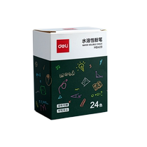 Delivery color water -soluble chalk 24 color dustless non -toxic can be washed solid chalk childrens home teaching color water -based pen kindergarten teacher special blackboard baby teaching