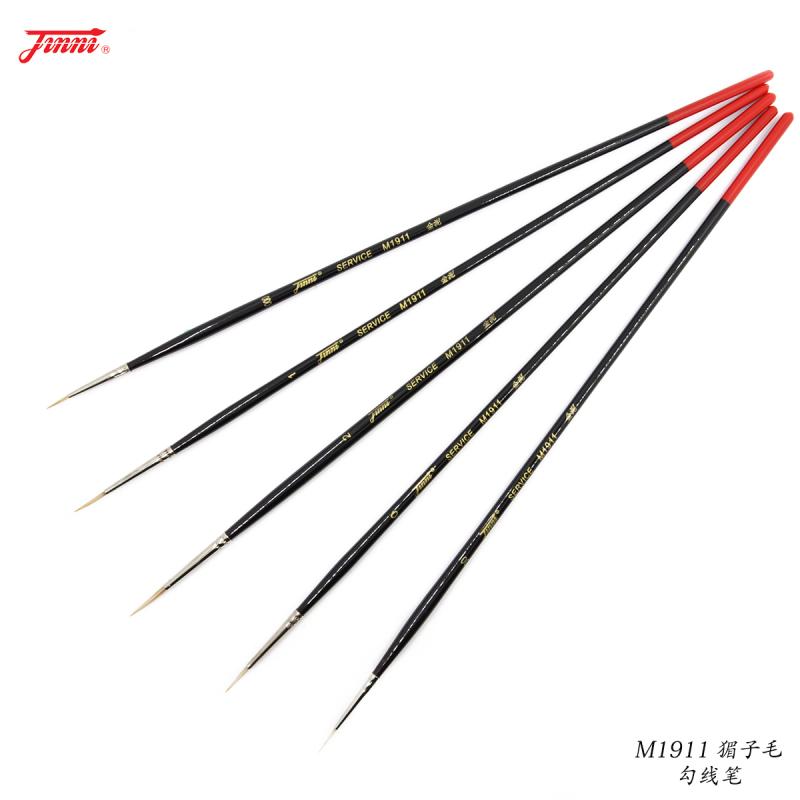 Gold Clay M1911] Stuffed Cusp with Pointed Wire Pen Oil Painting PROPYLENE WATER COLOR PEN GOLD CLAY PAINTBRUSH