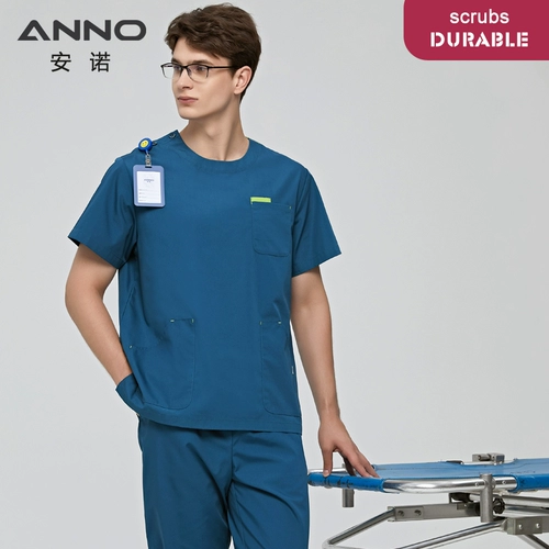 安诺 Новая хирургическая одежда для омывания рук, удобная мужская и женская хирургическая одежда, служба медсестры с врачом