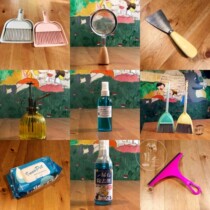 Cat-time Three-cabinet cage Recommended with Peculiar Smell Agents Broom Spray Pot Glass Cleaning Suit Cleaning Easier
