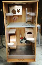 Cat thirteen bamboo cabinet cage Z120 Dalits cat themed display picture (custom version no spot)
