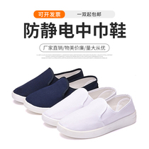 Anti-static work shoes dust-proof shoes canvas dust-proof shoes anti-static shoes canvas dust-free shoes