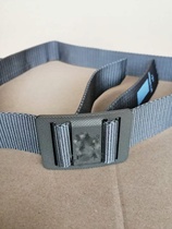 Braided inner waistband tactical belt metal buckle military fan outdoor training cloth nylon belt
