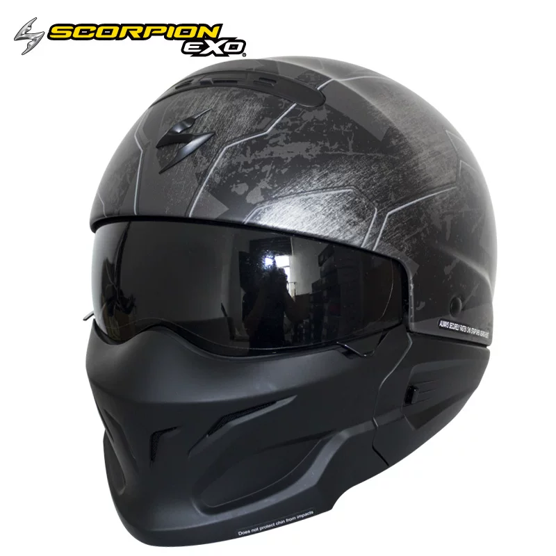 Американский шлем для мотоцикла Scorpion EXO / скорпион, ретро полноразмерный шлем, комбинированный шлем на четыре сезона и полупростой шлем