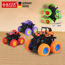 Cross-border specializes in inertial four-wheel drive off-road vehicles childrens simulation stunt model cars drop-resistant car toys