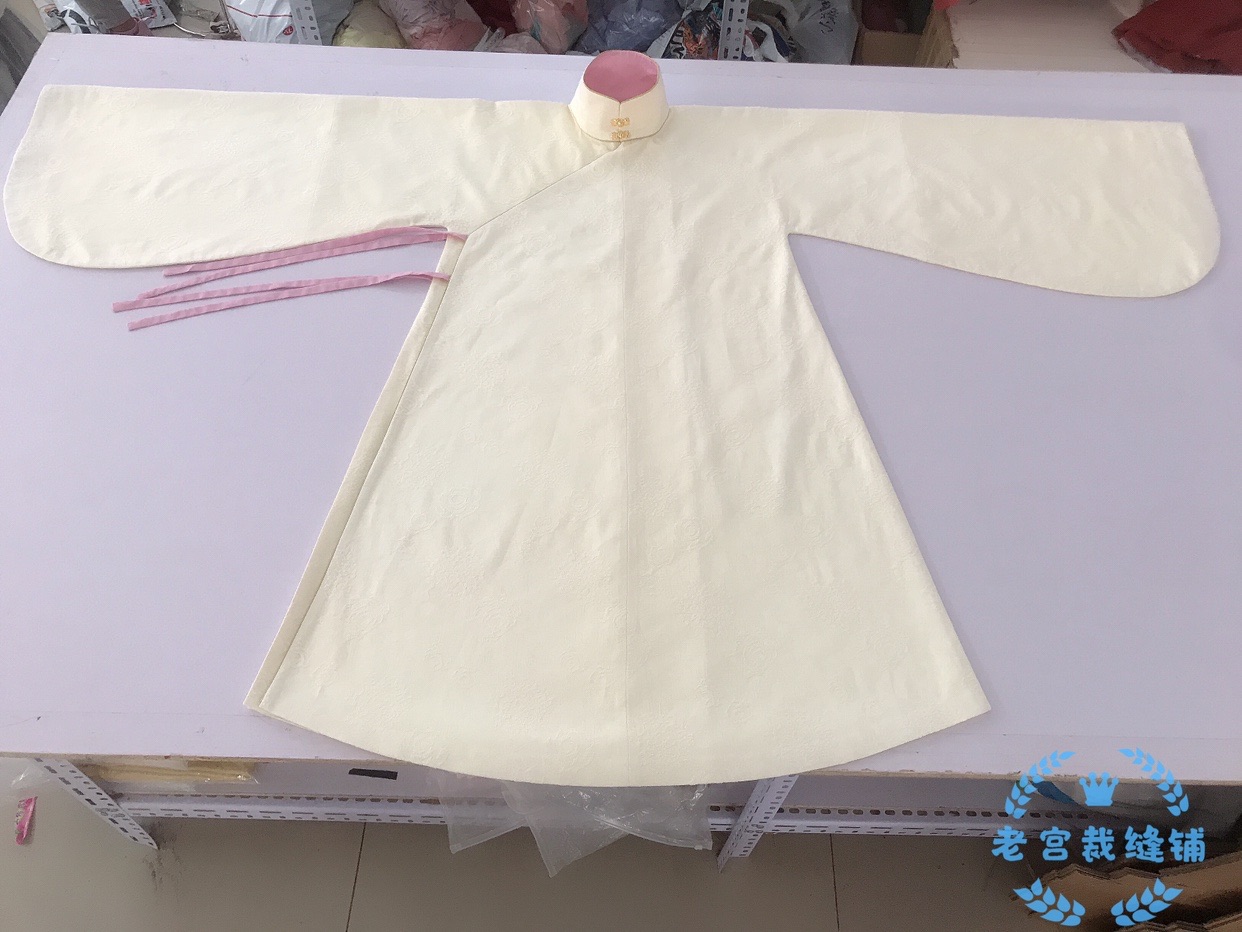 Hanfu custom Hanfu long coat Custom collar long coat Stand collar placket Long coat Stand collar oblique lapel long coat