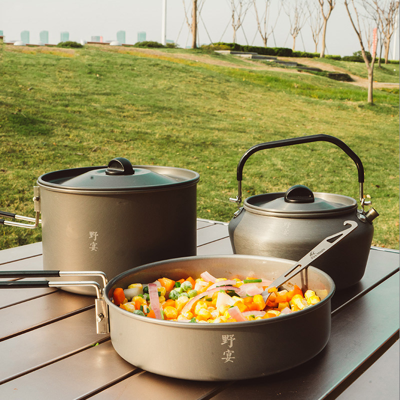 Fire Maple Picnic Outdoor Picnic Kitchen Kitchen with Campaign Picnic Cookware 4-5 Pot Mobile Kitchen