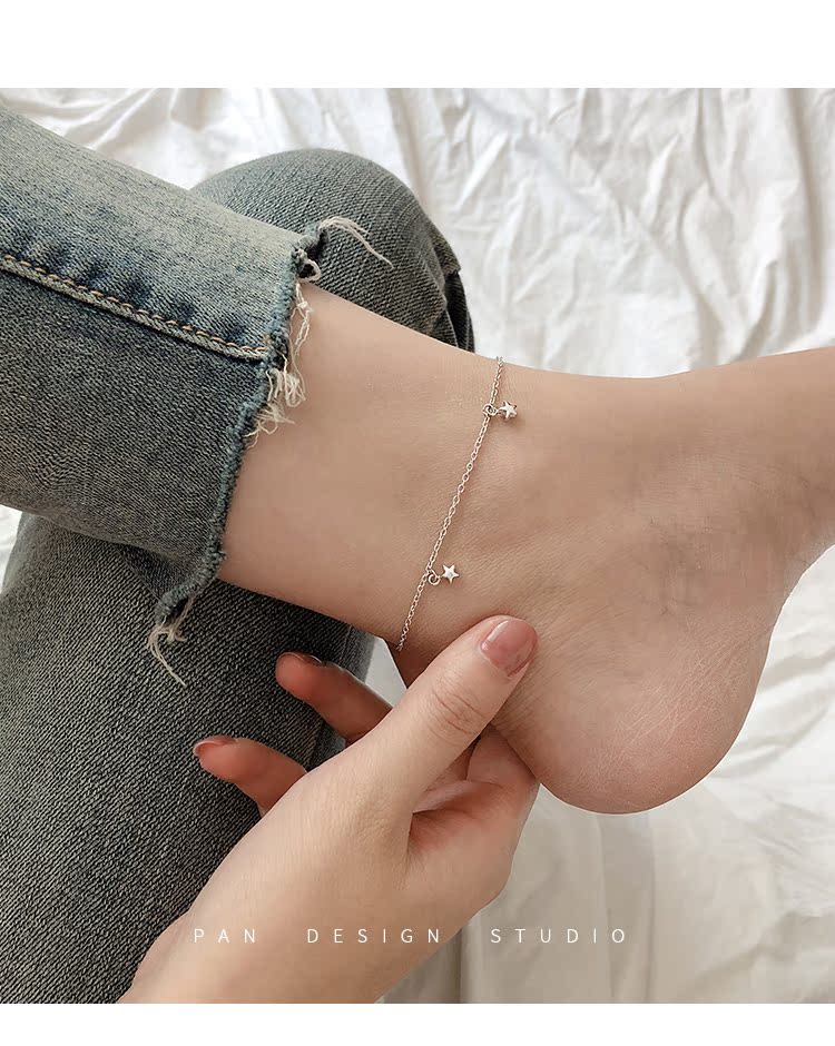 Chaine de cheville Femme en Argenterie - Ref 3103301 Image 7