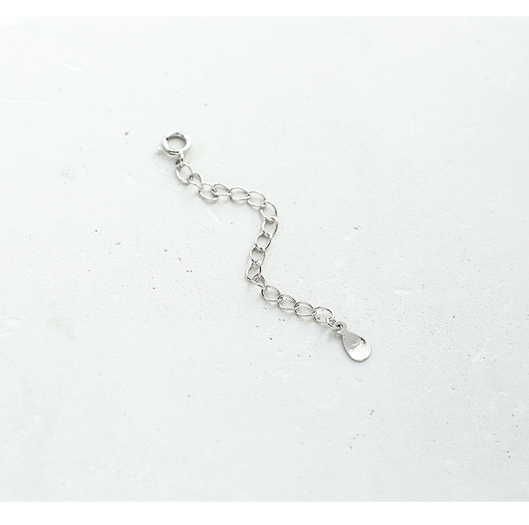 Chuỗi mở rộng 925 Sterling Silver Clavicle Vòng cổ Chuỗi mở rộng Vòng đeo tay Chuỗi mở rộng Vòng chân Chuỗi phụ kiện Phụ kiện - Vòng chân vòng đeo chân nữ bằng vàng
