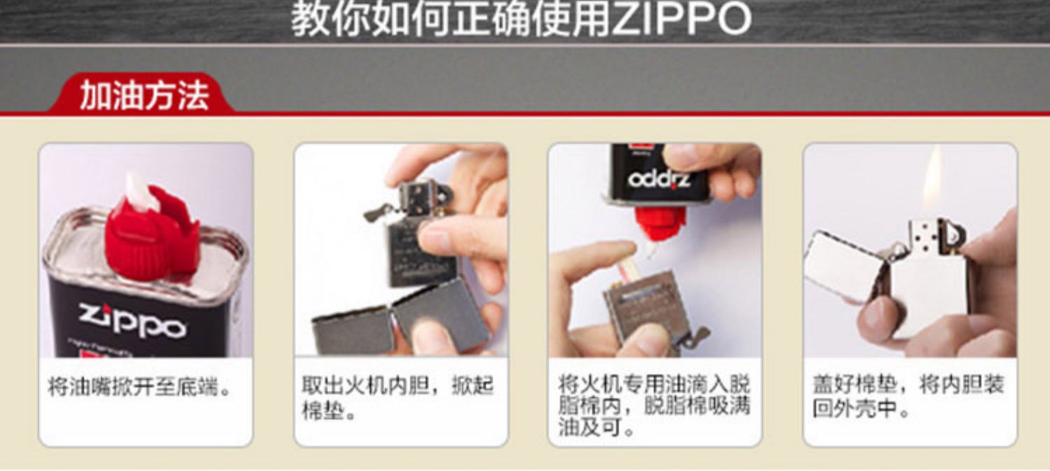 Zippo chính hãng nhẹ hơn chính hãng Hoa Kỳ zppo zipoo chính hãng Zippo nam mạ bạc khắc zp quà tặng tùy chỉnh - Bật lửa dupont chính hãng
