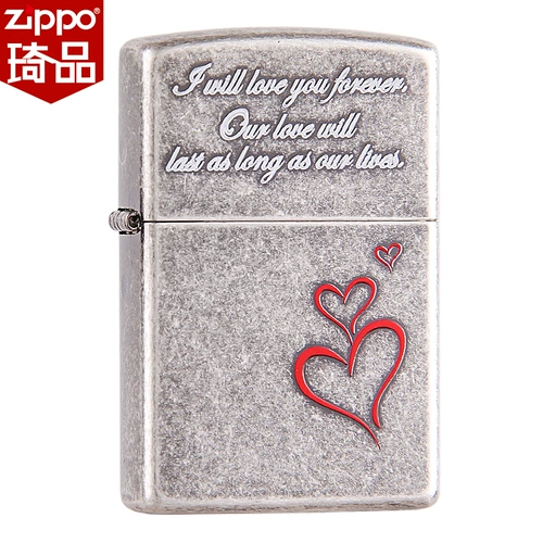 Подлинное Zippo более легкое подлинное оборудование оригинальное мужское Zppo Original Zipoo Eternal Love Coal Zoop