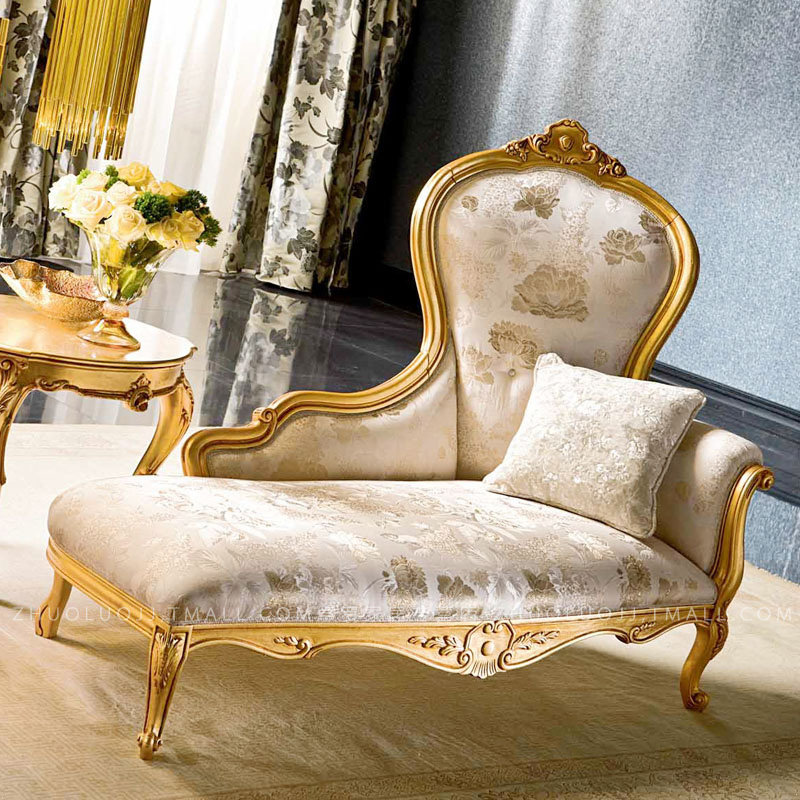 Eurostyle Bed Tailstool Bedrooms PRINCESS CHAIR LUXURIOUS CLOTH ART LIVING ROOM CASUAL YOUR WIFE SOFA NEOCLASSICAL DECK CHAIR-TAOBAO