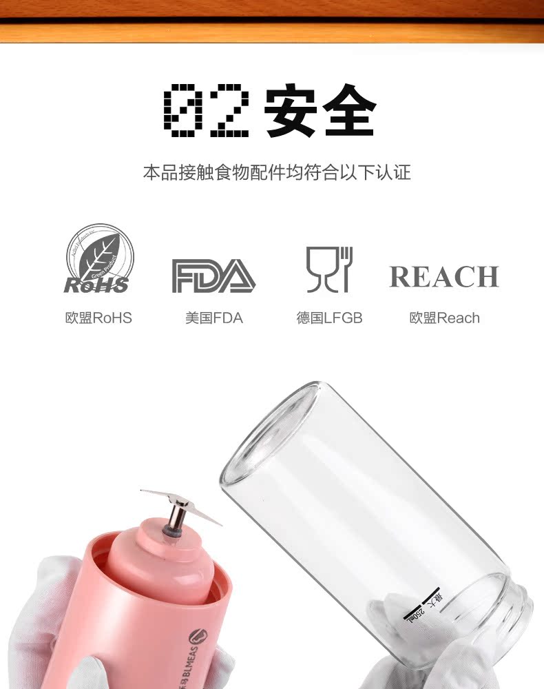máy ép rau má Máy ép trái cây Bolema Máy ép trái cây di động Trái cây gia đình Sạc nhỏ Máy ép trái cây chiên nhỏ Sinh viên điện máy ép hoa quả chậm