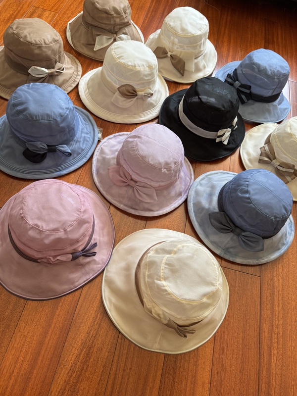 Youya Japan Order 26 Spring/Summer 100% Mulberry Silk Lightweight Foldable Washable Sunshade Uv Protection Hat