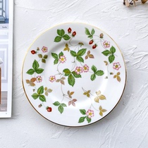 Wedgwood UK Wild Strawberry bone china dessert plate 15cm