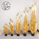 Artificial Reed Grass, Dog Tail Grass, Caterpillar Green Plant, Indoor Living Room Decoration, Landscaping, Dense Type, Large Ornament