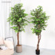 Simulated Green Plants, Indoor Artificial Trees, High-End Banyan Trees, Bionic Plants, Real Tree Trunks, Large Floor-Standing Potted Plants, Landscaping, Small-Leaf Banyan Trees