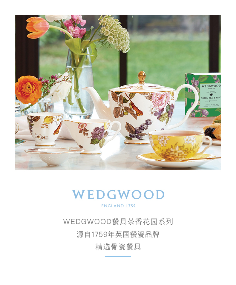 WEDGWOOD waterford WEDGWOOD tea cups and saucers ipads porcelain cup garden teacup saucer coffee cups and saucers box set in the afternoon