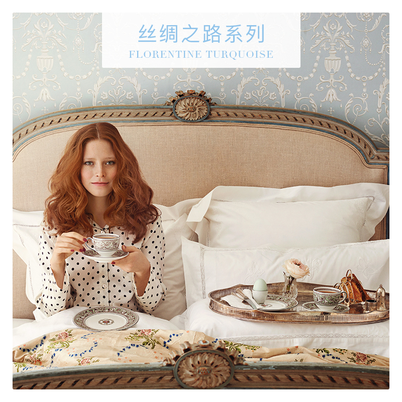 WEDGWOOD waterford WEDGWOOD silk road ipads China mugs European - style coffee cup cup household glass cup