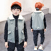 Quần áo 5 trẻ em 6 áo vest nam mùa thu đông 2018 phiên bản mới của Hàn Quốc 7 plus nhung 9 bé trai 8 áo bông 10 áo 12 tuổi thủy triều 4 áo khoác trẻ em hàng chuẩn Áo ghi lê