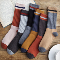 Pile socks children in the autumn and winter Korean Japanese winter ins tide wool thickening Net red moon socks