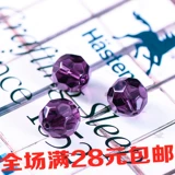 Пурпурно -вырезанные бусины DIY ручной материал из бисера ручной работы фэн -шуи занавес занавес капрал хрусталлический капрал.