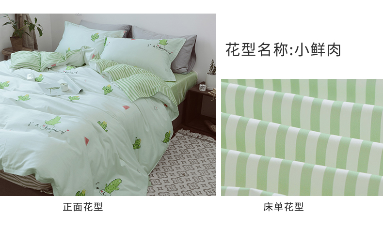 Cotton bốn mảnh cotton Nam Cực ký túc xá sinh viên mạng lưới mạng lưới giường ngủ màu đỏ chăn quilt ba mảnh - Bộ đồ giường bốn mảnh chăn ga cao cấp luxury