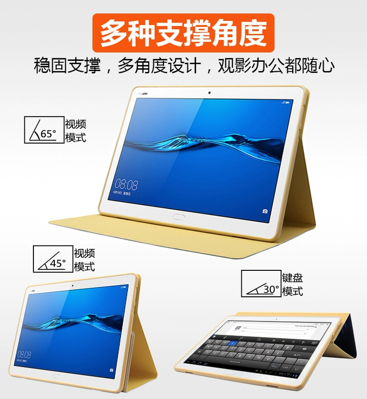 Huawei M3 phiên bản trẻ của 10,1 inch bảo vệ tay áo BAH-W09 / AL00 silicone vỏ mềm bao da Tablet PC - Phụ kiện máy tính bảng