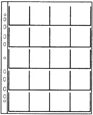 German Caesar kaiser 2580 slide transparent bag 35mm negative 135 slide applicable