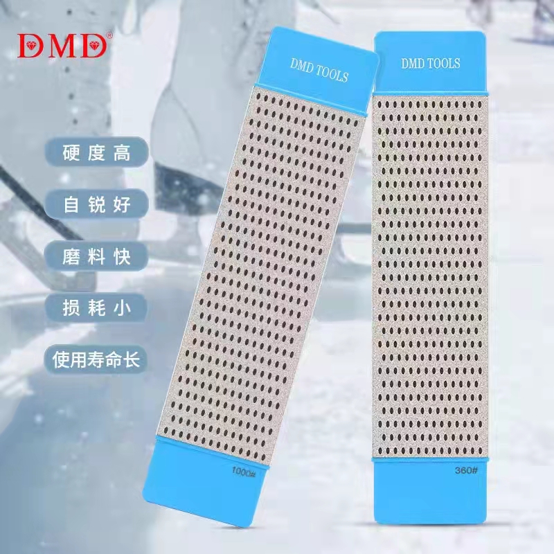 Speed skating knife grinding stone specialized lengthening diamond double-sided grinding stone short-track dislocated ice knife shoe grinding stone