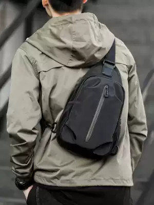 New men's bag fashion fashion fashion chest Bag Men's shoulder bag simple casual men's bag Tide brand shoulder bag