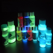 Fluorescent natural luminous powder stitched resin rubber without dyed night light powder for galaxy star bottles