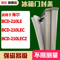 Zhile for Haier BCD-210LE 210LEC 210LECZ Refrigerator Door Seal Seal Strip Rubber Strip