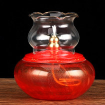 Taiwan pure copper glass for Buddha oil lamp Buddha front Changming lamp for Buddha lamp for lamp home butter lamp seat god of wealth for lamp