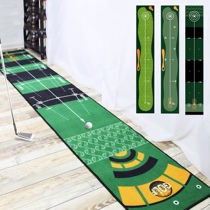 Couverture de pratique de putter de golf avec tapisserie tapis de tapis anti-glissement de latex journées de latex baisse écologique sans odeur particulière