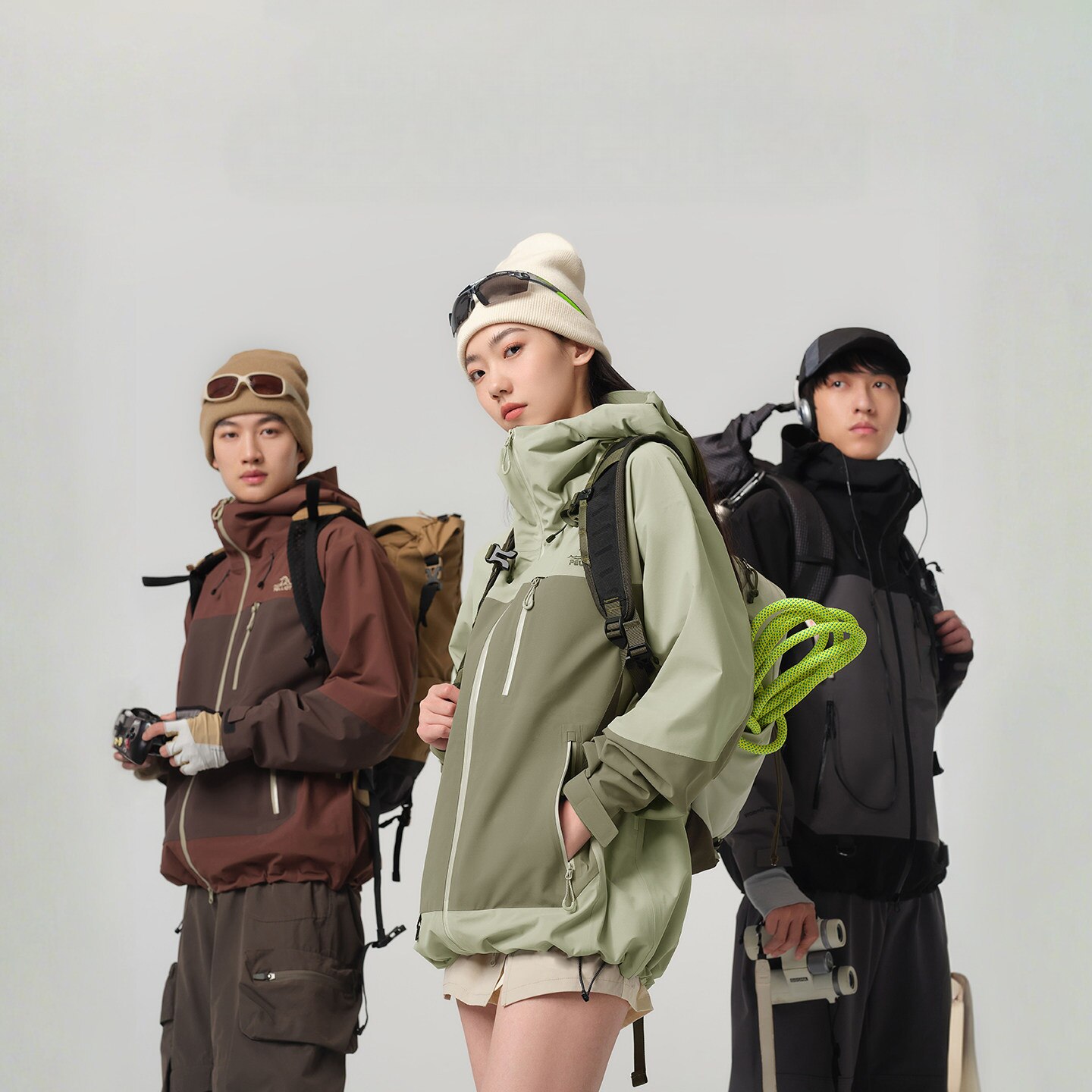 【山壳Pro】伯希和户外硬壳冲锋衣女3L防水透湿专业徒步登山服男