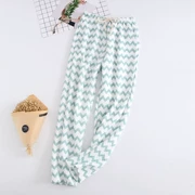 Quần pyjama nữ mùa thu và mùa đông dày ấm áp của phụ nữ cotton quần bông kích thước lớn cotton lỏng Nhật Bản quần nhà nữ