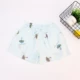 Bộ đồ ngủ cotton mùa hè của phụ nữ hai lớp gạc quần short cotton của phụ nữ rộng rãi cộng với kích thước quần ba phần tư phụ nữ quần đùi mặc nhà thông thường - Quần tây