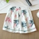 Bộ đồ ngủ cotton mùa hè của phụ nữ hai lớp gạc quần short cotton của phụ nữ rộng rãi cộng với kích thước quần ba phần tư phụ nữ quần đùi mặc nhà thông thường - Quần tây