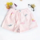 Quần pyjama của phụ nữ quần short mùa hè mỏng phần cotton gạc đôi quần ở nhà rộng rãi kích thước lớn ba điểm quần pyjama quần đơn giản nửa quần - Quần tây