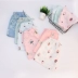 Bộ đồ ngủ cotton mùa hè của phụ nữ hai lớp gạc quần short cotton của phụ nữ rộng rãi cộng với kích thước quần ba phần tư phụ nữ quần đùi mặc nhà thông thường - Quần tây