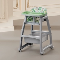 [Высокий и утолщенный] + Универсальный шкив + новая кожаная подушка с граффити + двойная обеденная тарелка (зеленый) + пакет для хранения