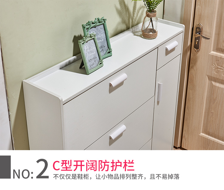 giày trẻ đỉnh mỏng ra khỏi tủ phòng khách lắp ráp dễ dàng cửa lối vào của đa chức năng hiện đại căn hộ nhỏ tối giản - Buồng tủ 4 cánh
