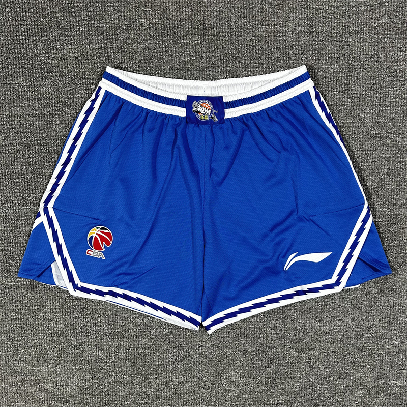 Li-Ning Sponsors the Cba Xinjiang, Liaoning, and Guangdong Teams' Training and Game Shorts, Classic Quick-Drying American-Style Breathable Shorts