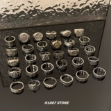 Небольшое дизайнерское кольцо в стиле хип-хоп, 2024 года, на указательный палец